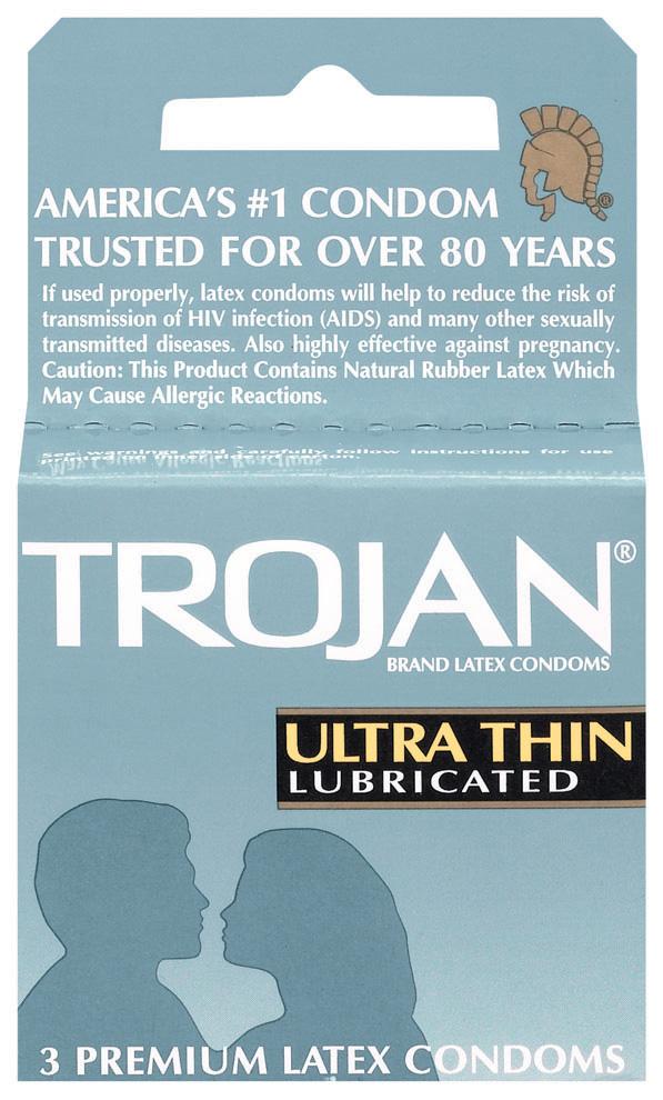 Trojan Very Thin Lube 3Pk 
