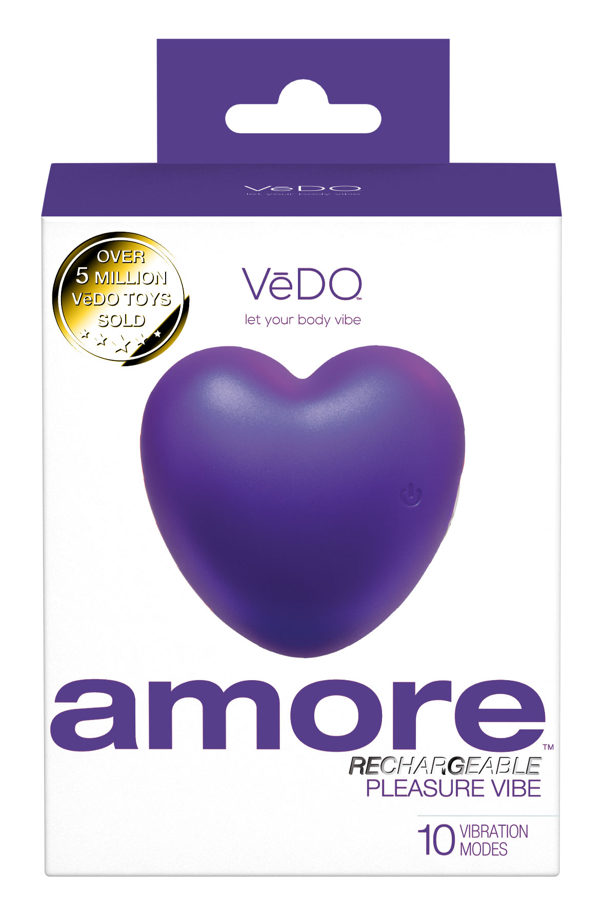 Vedo Amore Rechargeable Vibe - Purple - Image 4