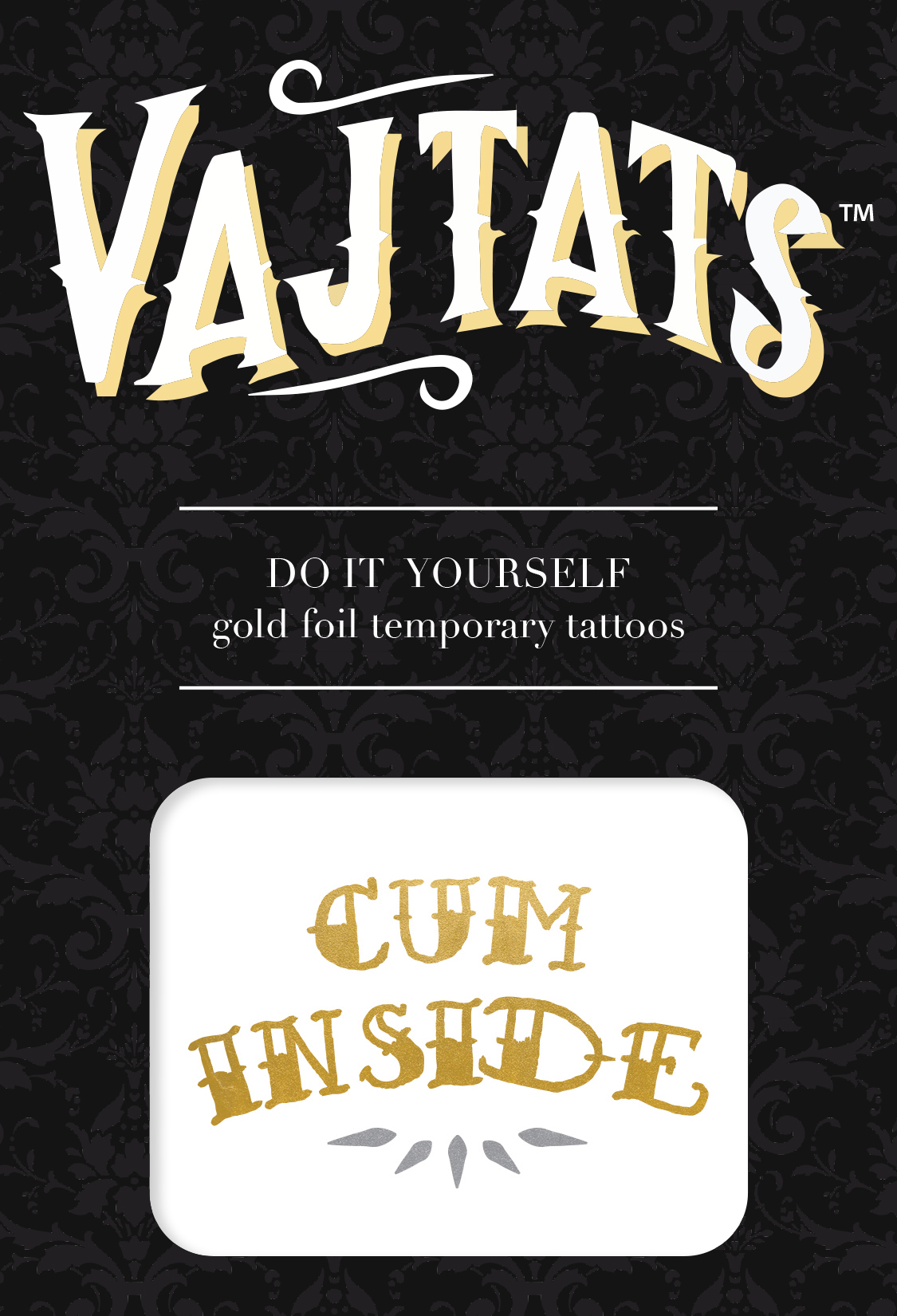 Gold Tattoo Cum Inside Kinky Fetish Store 8412