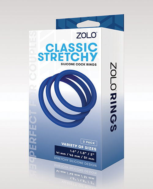 ZOLO CLASSIC STRETCHY SILICONE COCK RING 