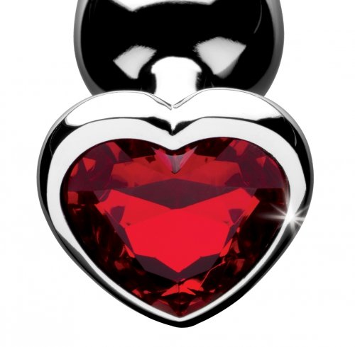 Booty Sparks Red Heart Gem Small Anal Plug - Image 2