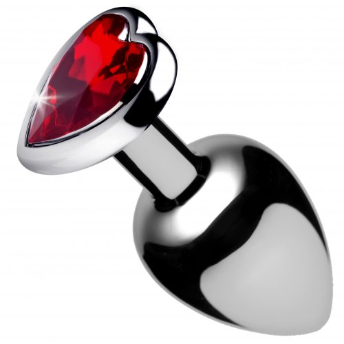 Booty Sparks Red Heart Gem Small Anal Plug - Image 4