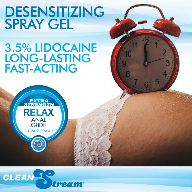 Cleanstream Relax Anal Lube Desensitizing w/ Tip 8OZ - Image 3