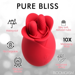 Bloomgasm the Rose Fondle 10X Massaging Rose Clit Stimulator - Image 2