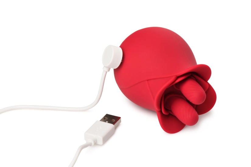 Bloomgasm the Rose Fondle 10X Massaging Rose Clit Stimulator - Image 4