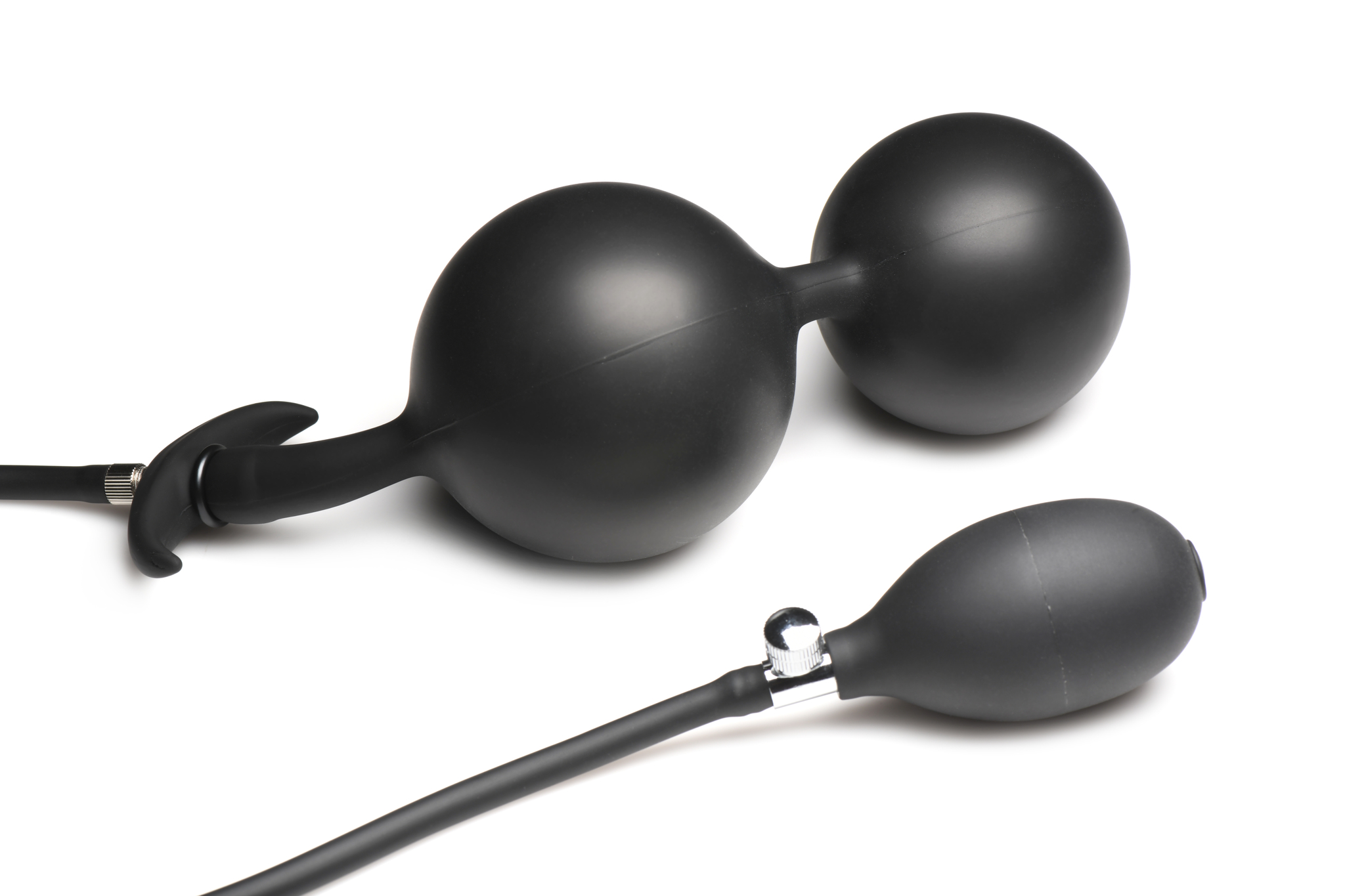 MASTER SERIES ASS RATTLER WEIGHTED INFLATABLE ANAL PLUG #XRAH221