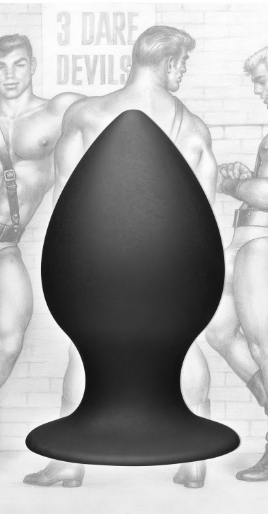 TOM OF FINLAND ANAL PLUG LARGE SILICONE  - XRTF1855